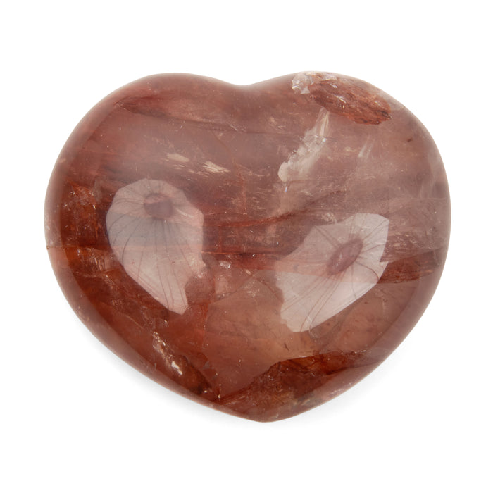 Quartz w/ Hematite  - Heart