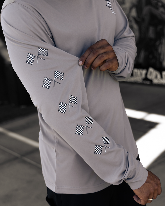 Race Day UV Long Sleeve T-Shirt - Grey
