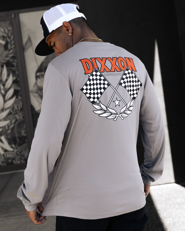 Race Day UV Long Sleeve T-Shirt - Grey