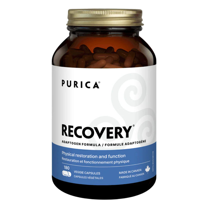 Bottle of Purica Recovery Extra Strength 180 Veggie Capsules