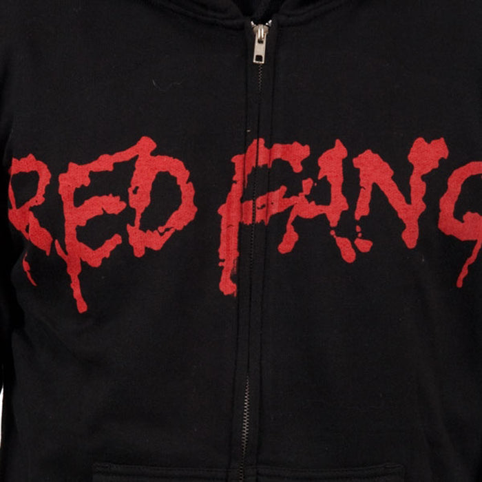 RED FANG (Fang) Zip-Up Hooded Sweatshirt