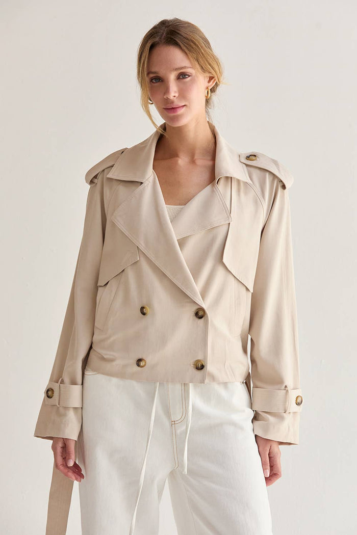 Reese Lightweight Trench | Bone
