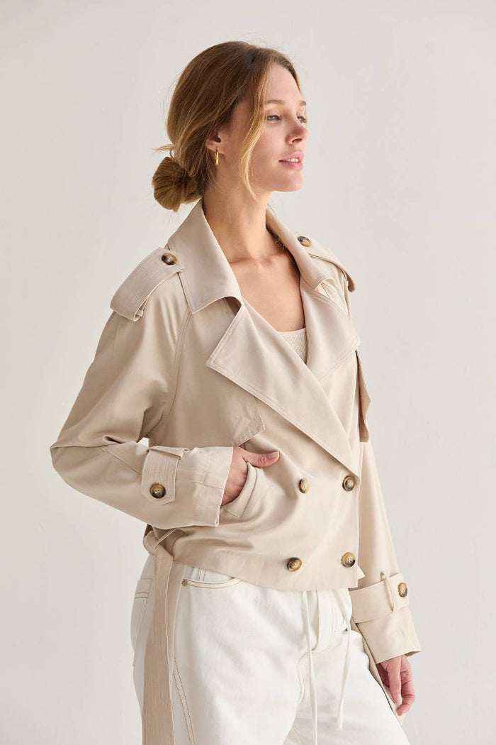 Reese Lightweight Trench | Bone