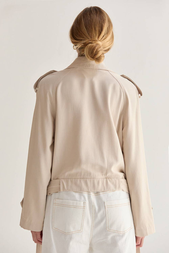 Reese Lightweight Trench | Bone