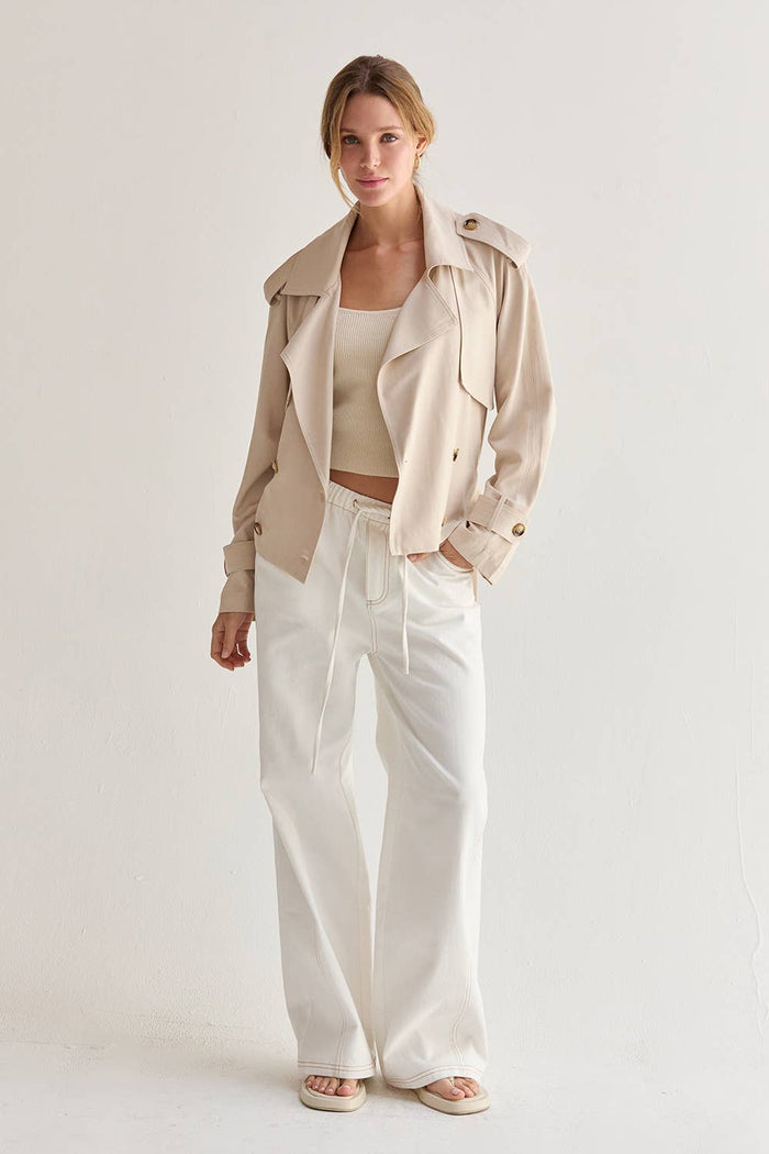 Reese Lightweight Trench | Bone