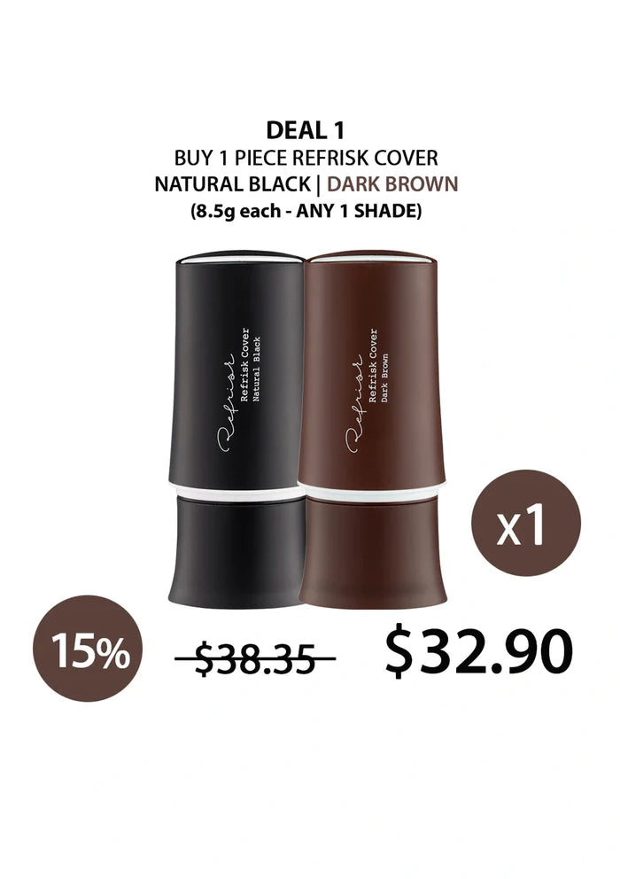 (BUY 1) REFRISK COVER NATURAL BLACK