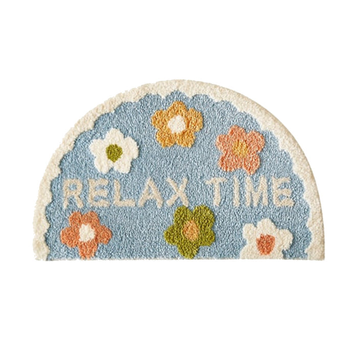 Relax Time Floral Bath Mat