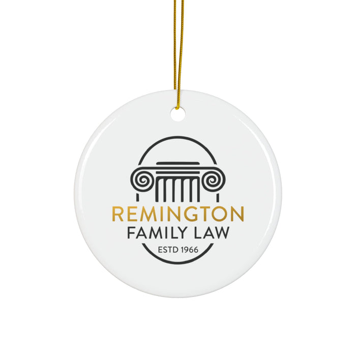Remington Family Law Series Ceramic Ornaments, Double-Sided