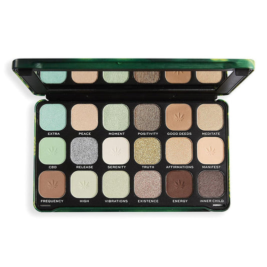 Revolution Forever Flawless Good Vibes Chilled Vibes Eyeshadow Pallete 18 x 0.03oz/ 1.1g