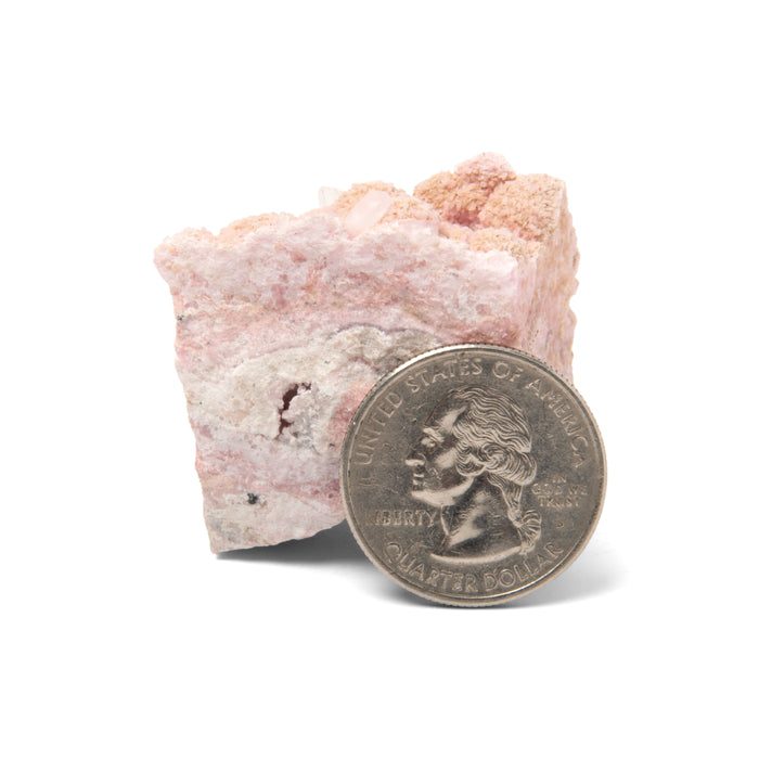 Rhodochrosite Specimen - with Quartz