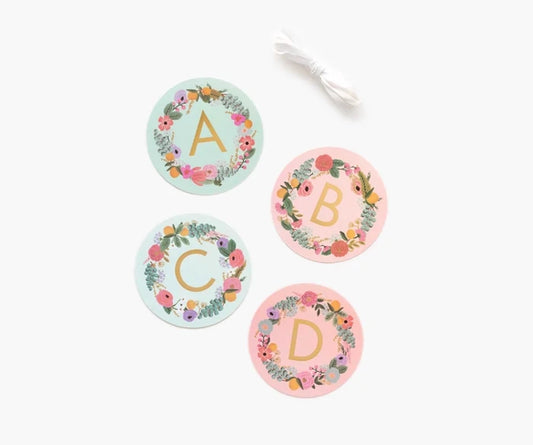 Rifle Paper Garden Party Letter Garland