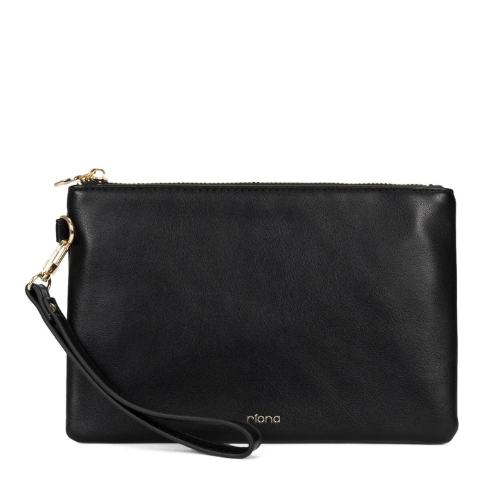 Riona Hailey Smooth RFID Wristlet Pouch - Bentley
