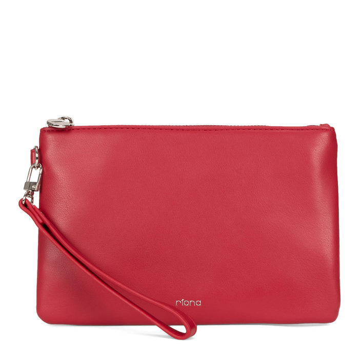 Riona Hailey Smooth RFID Wristlet Pouch - Bentley