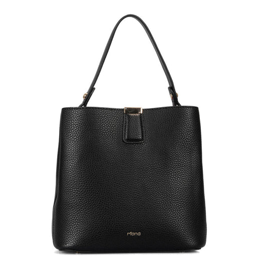 Riona Janis RFID Bucket Bag pebbled - Bentley