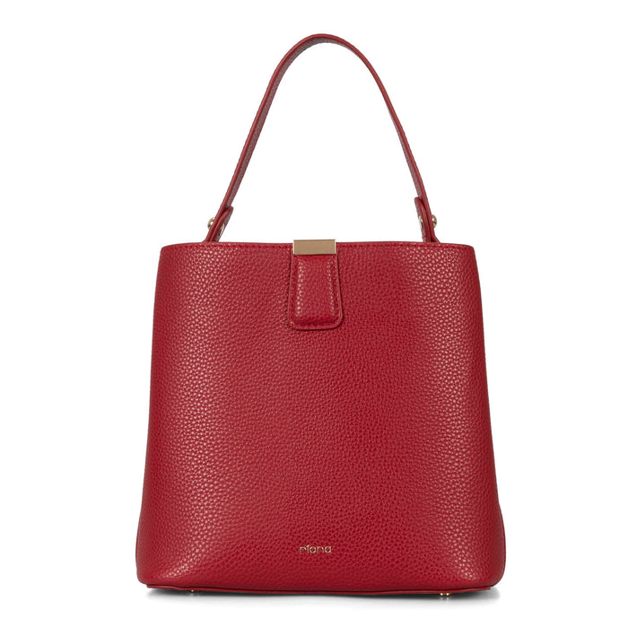 Riona Janis RFID Bucket Bag pebbled - Bentley