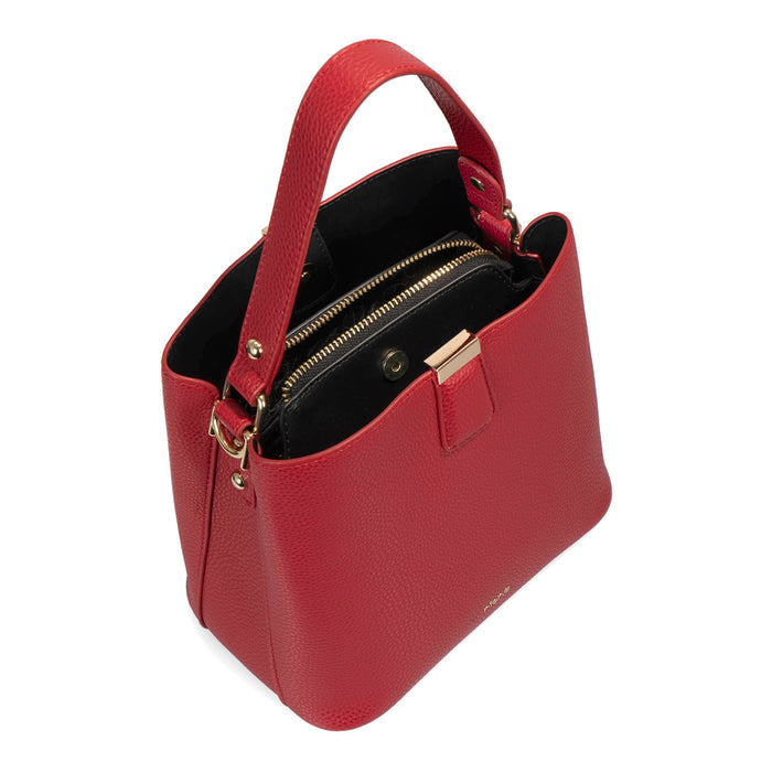 Riona Janis RFID Bucket Bag pebbled - Bentley