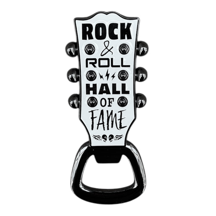 ROCK HALL GUITAR HEADSTOCK BOTTLE OPENER MAGNET