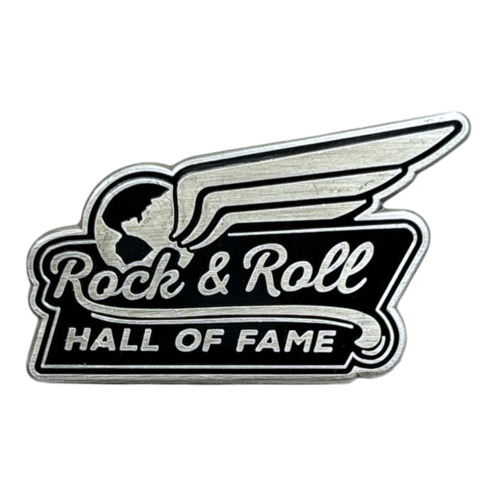 ROCK HALL RETRO GLOBE PIN