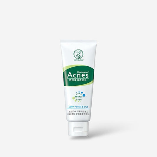 Rohto Mentholatum Acnes Dual Action Scrub 100g مقشر روهتو مينثولاتوم أكنيس ثنائي المفعول