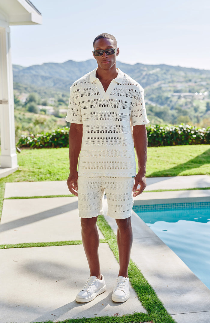Romano Boxy Polo in White