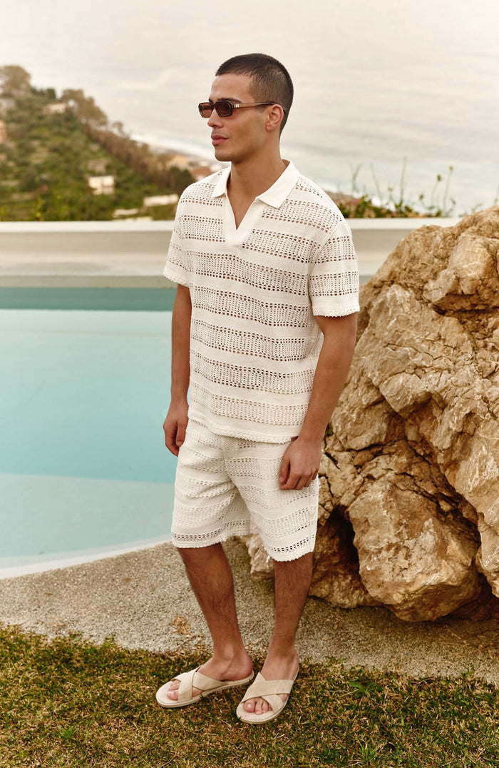 Romano Shorts in White