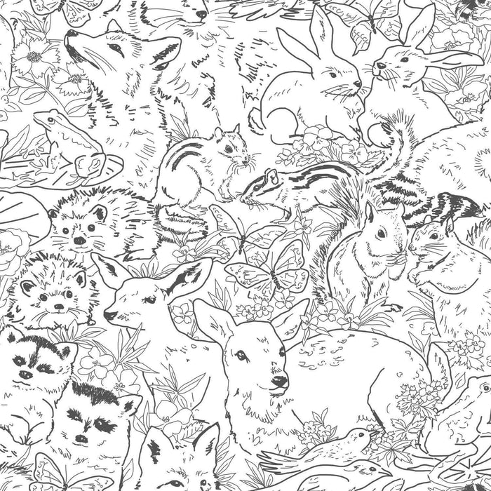 RoomMates Woodland Sketch Peel & Stick Wallpaper - EonShoppee