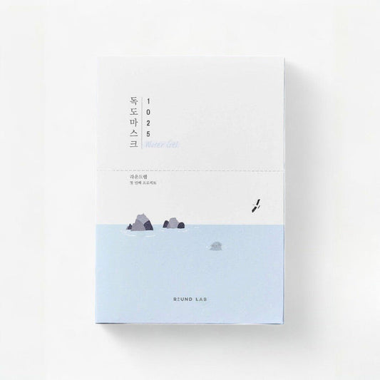 Round Lab 1025 Dokdo Water Gel Mask Sheet (10 Sheets) – Skin Care | Korean Skincare Canada - VGLE Beauty