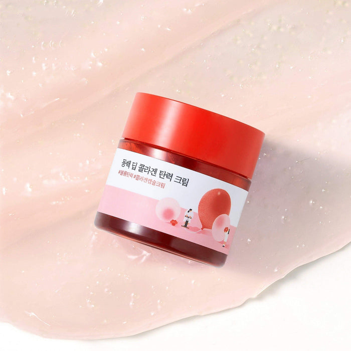 Round Lab Camellia Deep Collagen Firming Cream 50ml كريم راوند لاب كاميليا ديب كولاجين لشد البشرة - Princess Cosmetics Qatar