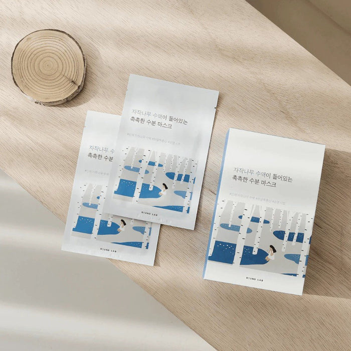 ROUND LAB Silver Birch juice moisturizing mask (10 Sheets) – Skin Care | Korean Skincare Canada - VGLE Beauty