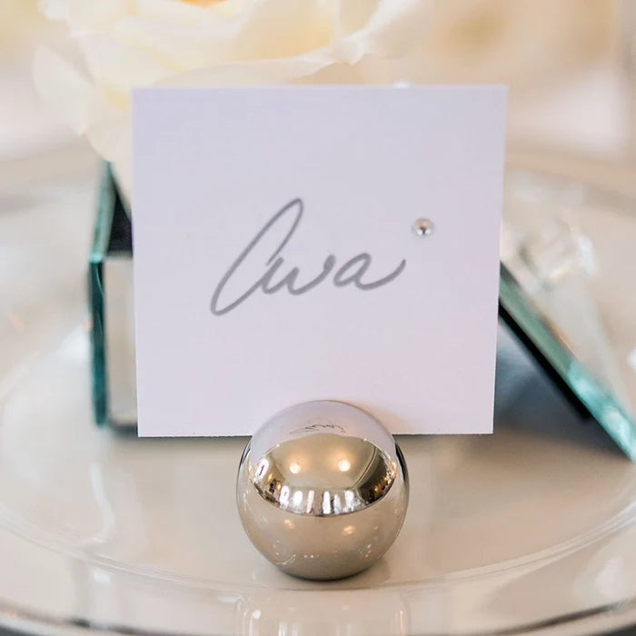 Round Place Card Holders - Set of 8