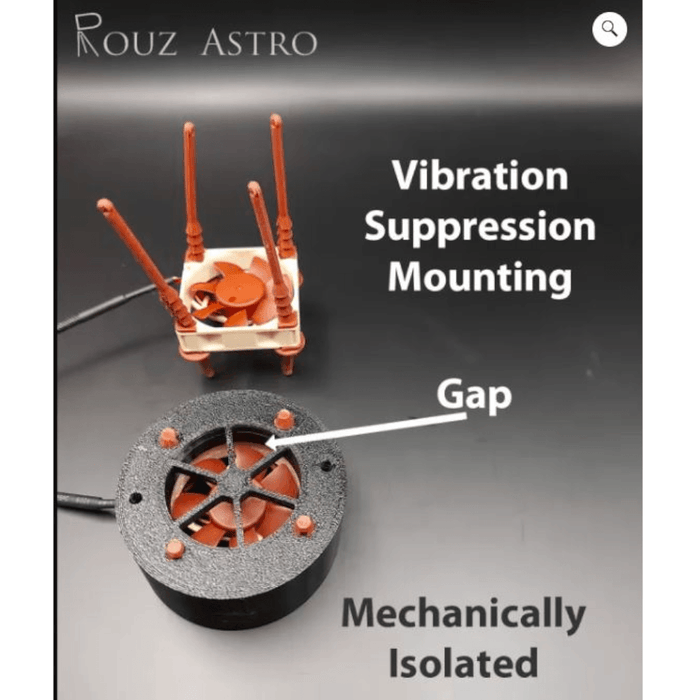 Rouz Astro Active Cooling Kit for ZWO ASI Uncooled Cameras (ACK) - Astronomy Plus