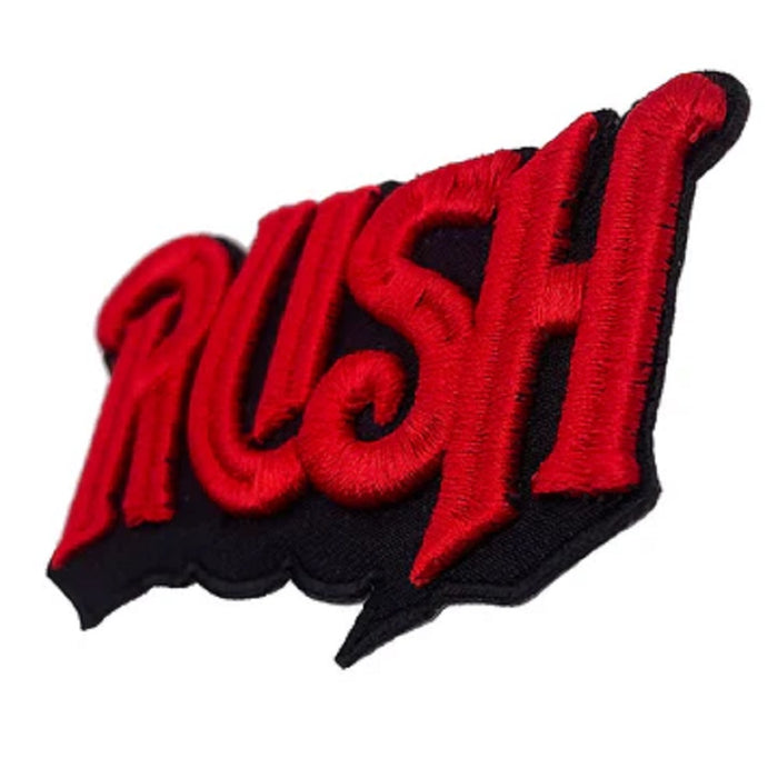 RUSH (3D Logo) 4" x 2.3" Embroidered Patch