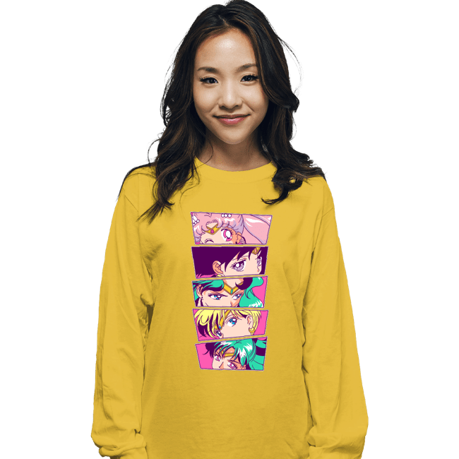 Long Sleeve Shirts, Unisex / Small / Gold