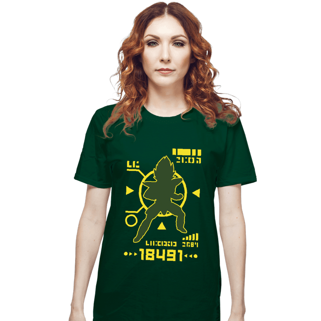 Shirts T-Shirts, Unisex / Small / Forest Saiyan Power Over 18,000