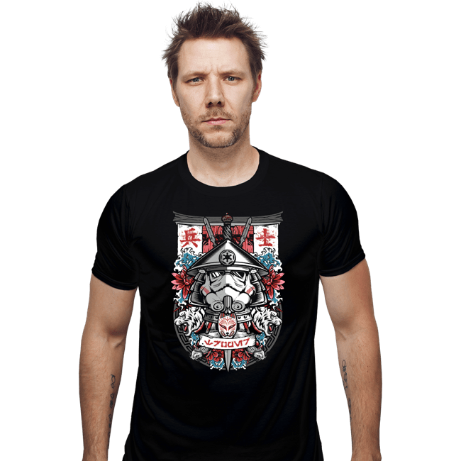 Shirts Fitted Shirts, Mens / Small / Black Samurai Trooper