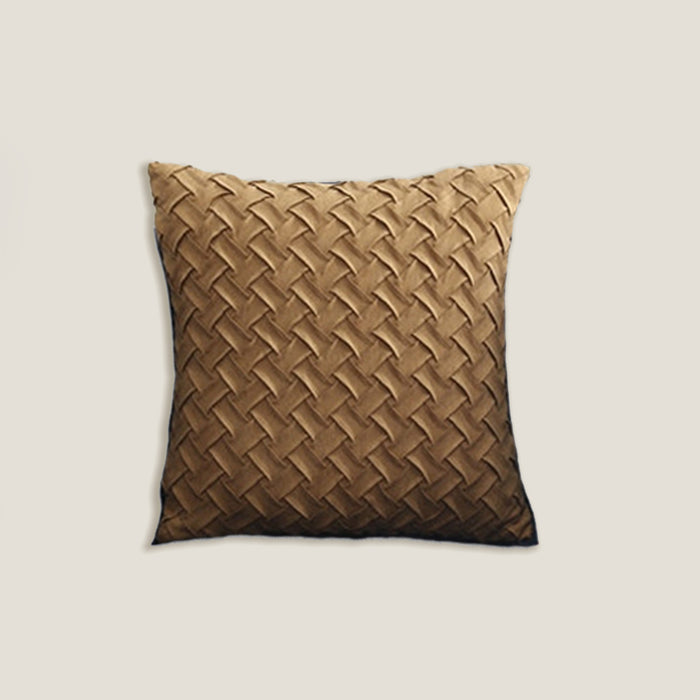 Sand Colors Woven Cushion Cover