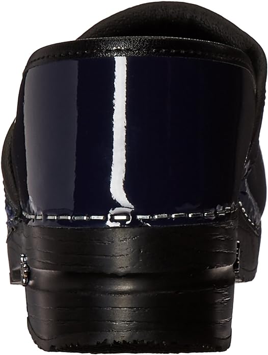 Sanita Navy Blue Lindsey Professional Patent Leather Shoes