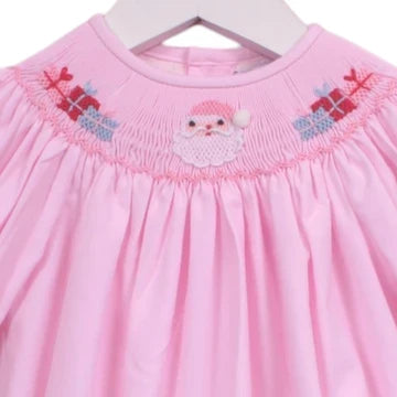 Santa & Presents Pink Bubble