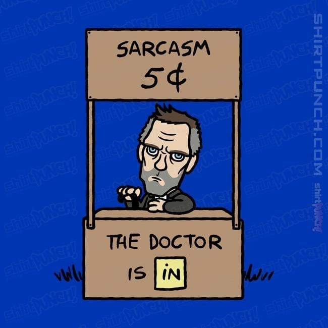 Secret_Shirts Magnets / 3"x3" / Royal Blue Sarcasm Stand