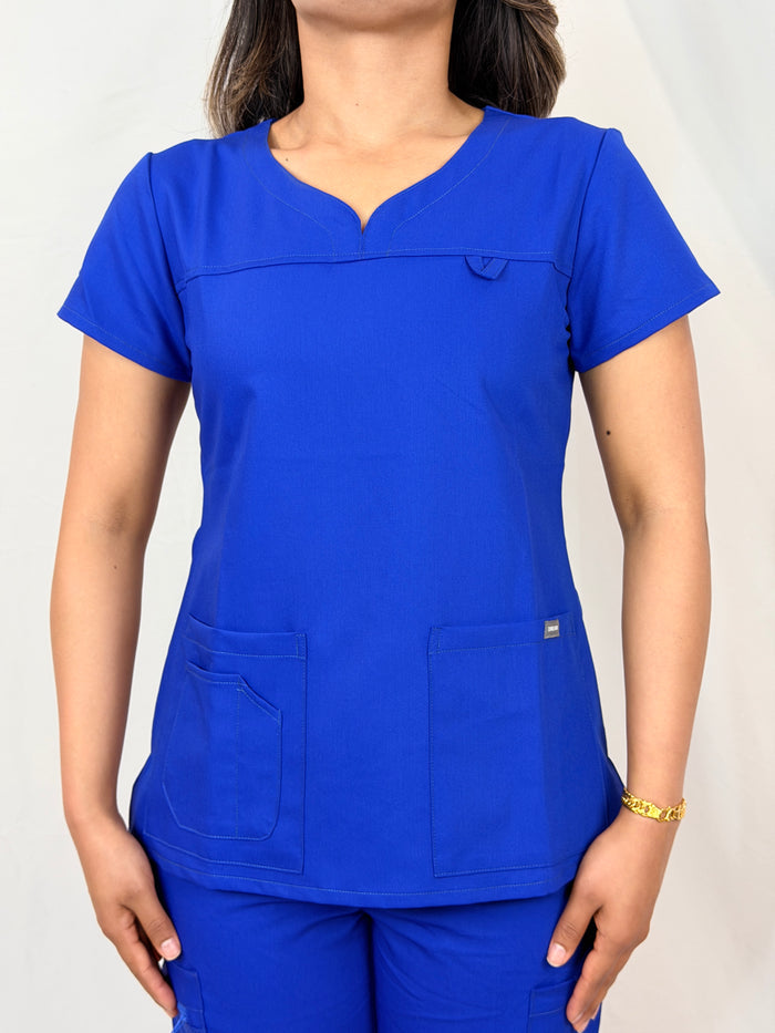 XS (AU 6) / Royal blue  (Heart Neck)
