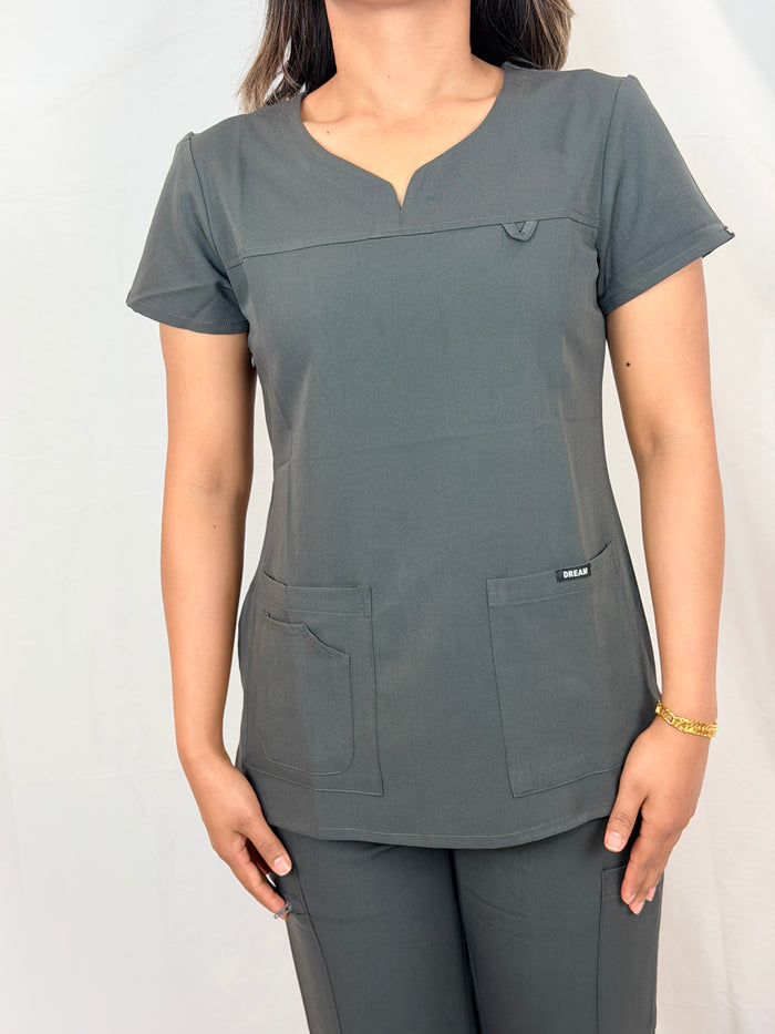 XS (AU 6) / Dark Grey (Heart Neck)