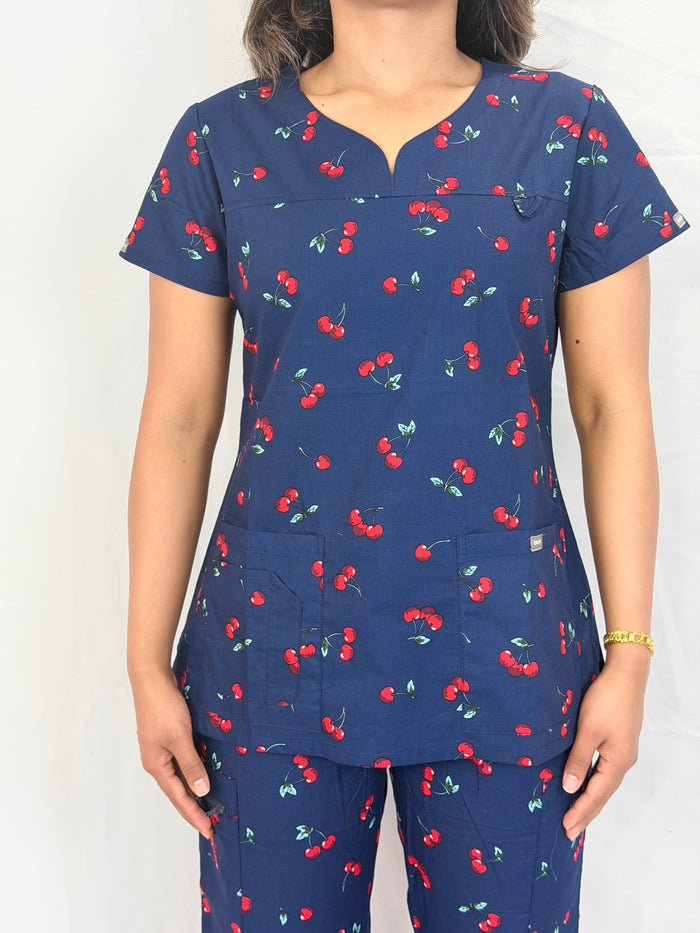 XS (AU 6) / Cherry print (Cotton)