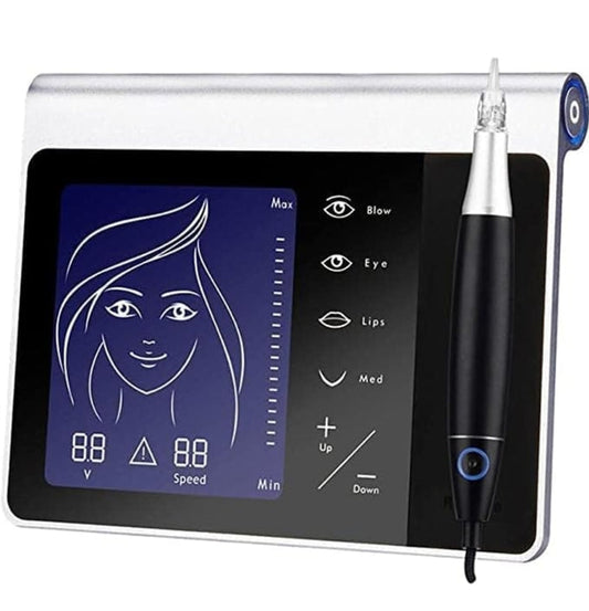 SD Cosmetics Care Silver Permanent Makeup Digital Machine - LCD Touch Screen & 4500mAh Battery - SD Cosmetics Care