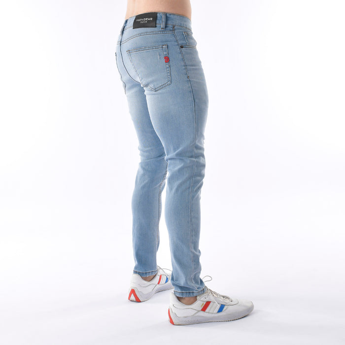 Semi Ripped Muscle Fit Jeans - IRONGEAR Fitness