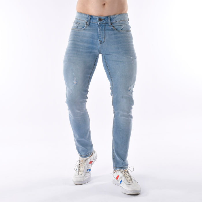 Semi Ripped Muscle Fit Jeans - IRONGEAR Fitness