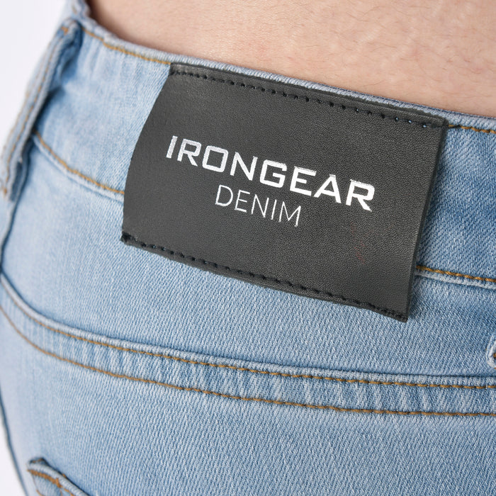 Semi Ripped Muscle Fit Jeans - IRONGEAR Fitness