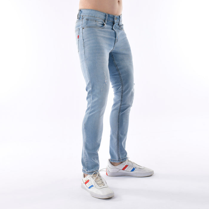 Semi Ripped Muscle Fit Jeans - IRONGEAR Fitness