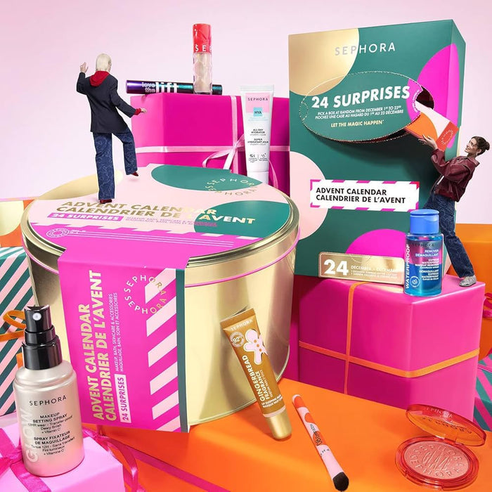 SEPHORA Advent Calendar Calenderier De L'avent 24 Surprises makeup bath skincare & accessqries