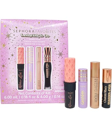 SEPHORA favorites lashstash to go sample four choose your favorite redeem for a full size Essence Lash Princess Mascara Set 4pc