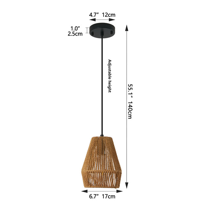 Set of 3 Farmhouse Pendant Lights